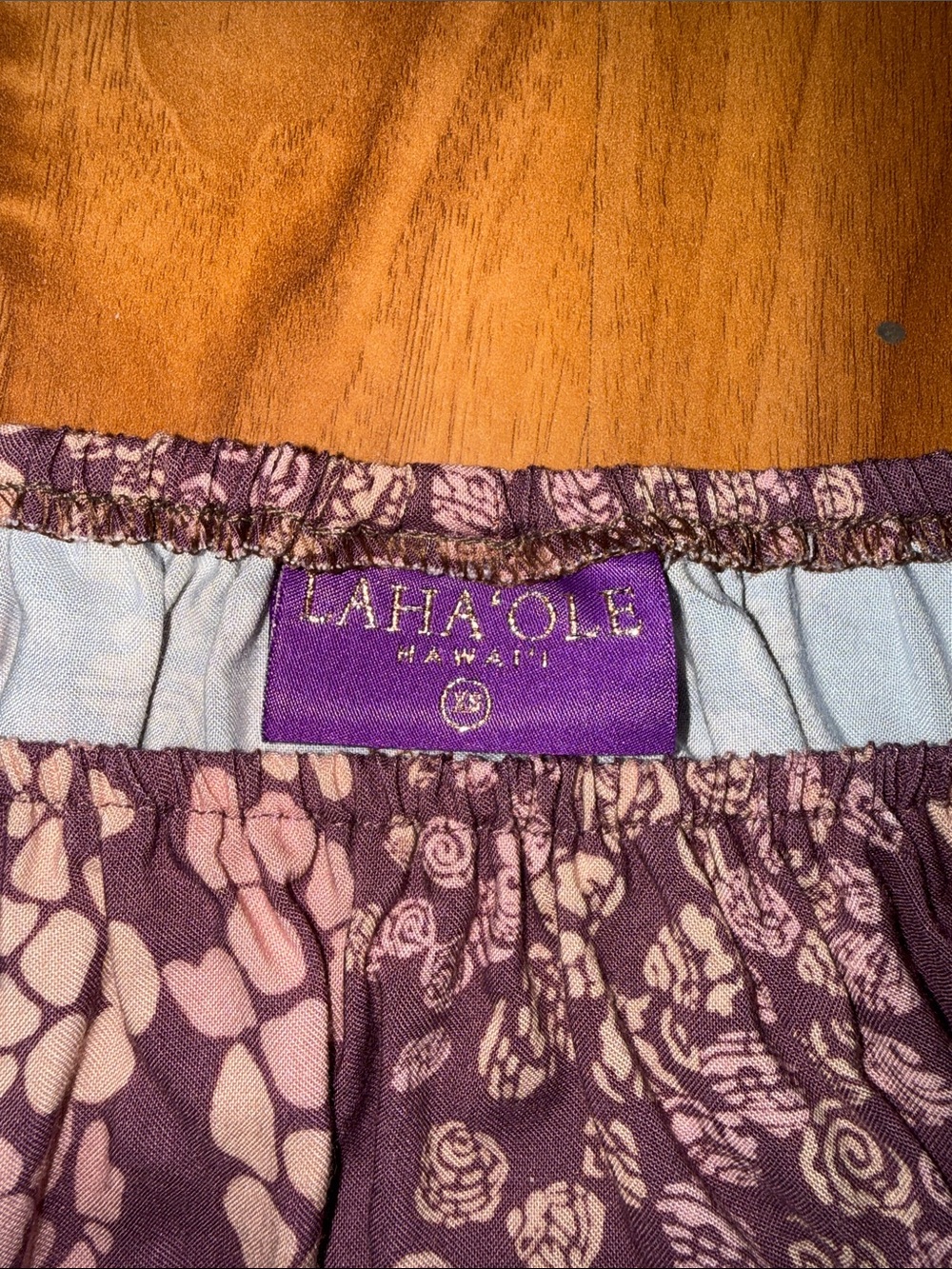 Lahaole Purple Off-Shoulder Print Casual Dress - Picture 3 of 3